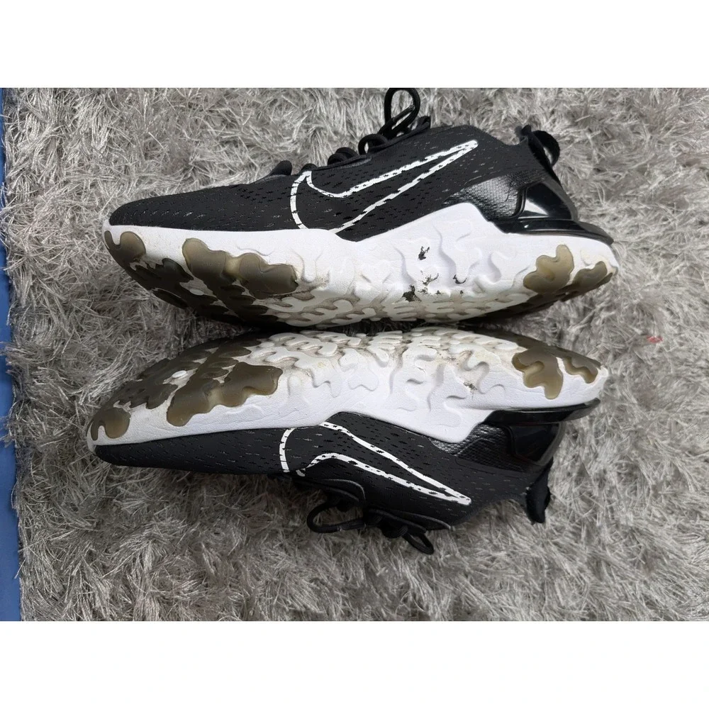 Nike React Vision DMSX Black White Mens Running Sneakers Size 10